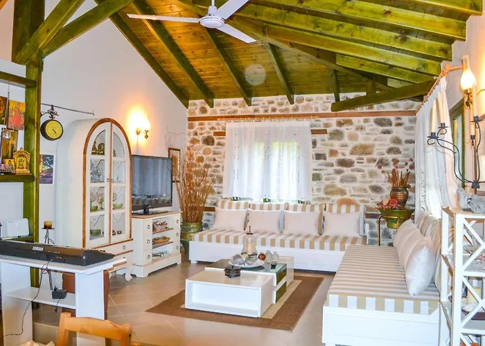 Nikos Stone House 80m From The With Wifi Ferienhaus Gerakini