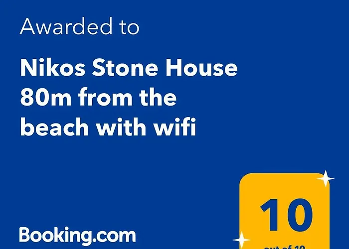 Nikos Stone House 80m From The With Wifi